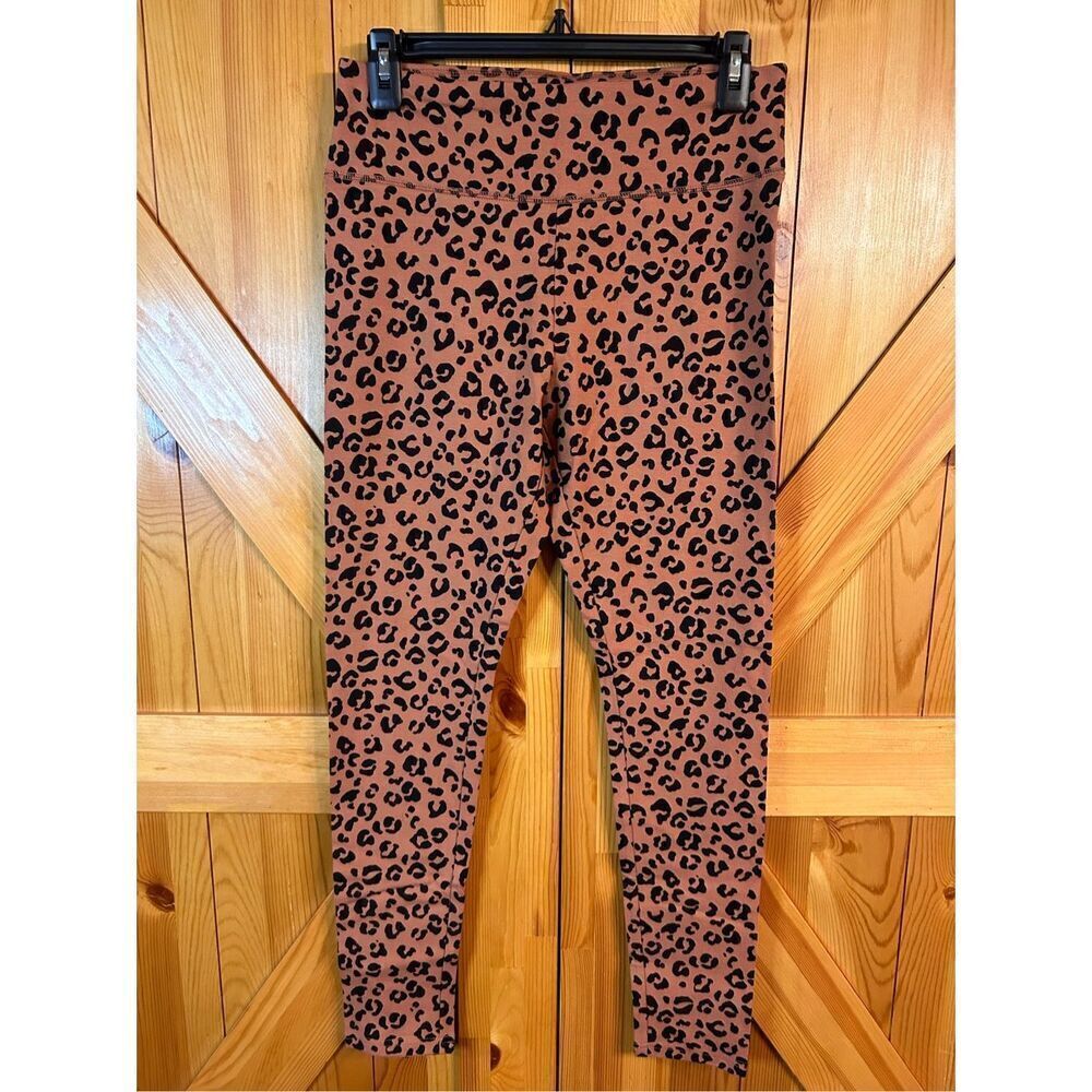 Wild Fable Animal Print Leggings Brown Black Hi Rise Cheetah Size M nwt (4684)